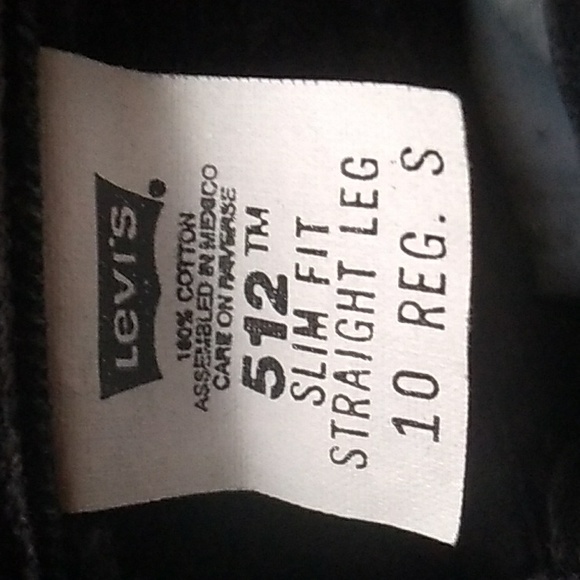 ⚜ Vintage Black High Mom Levi’s 512 Denim NOS Sz 7/8 fits Best - Picture 8 of 13